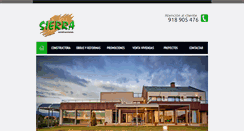 Desktop Screenshot of construccionessierra.com